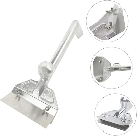 Stainless Steel Blade Grill Scraper Griddle Squeegee for Electric Stove Top Long Handle BBQ Scraper Tool 2 Stainless Steel Blade Grill Scraper Griddle Squeegee for Electric Stove Top Long Handle BBQ Scraper Tool - Image 2