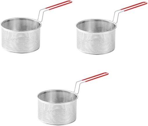 YARNOW 3pcs Charcoal Burner for Camping Fire Pit Grill Stainless Burner Basket Fast Ignition Portable for Outdoor Camping