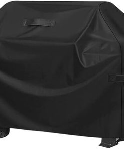 Barbecue Hood BBQ Grill Cover 420D Oxford Cloth Round BBQ Cover Grill Cover Rain Protector Outdoor Garden Barbecue Tool Garden Accessory(Xs 100x60x150cm) 2