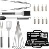 BBQ Grill Accessories Set, Grilling Utensils Tools Set, Stainless Steel BBQ Tools Gift, 20-Piece 3