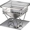 BBQ Grill Outdoor Portable Stainless Steel BBQ Grill Folding BBQ Grill Outdoor BBQ Grill Camping Picnic Barbecue Tool Barbecue Accessories 4