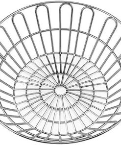 Seleware Innovative Stainless Steel Lump Charcoal Fire Basket, Grill Baskets for the Large Big Green Egg, Primo Kamado and Large Grill Dome, 14 Inch Diameter