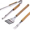 BBQ Tongs, BBQ Kitchen Tongs Stainless Steel Barbecue Tongs Clip BBQ Grill Meat Tongs Cooking Tweezers for Food Utensils Kitchen Tools Accessories(28cm) 3