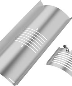 Flame Broiler Kit for Pit Boss 1250 Series Parts, Slide Cover and Bottom Replacement for Pit Boss PB1250CS Pellet Grills, Pit Boss 1250 Flame Broiler Grill Cover