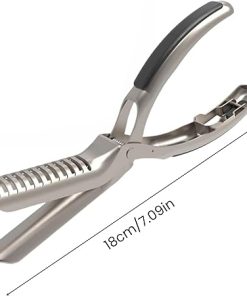 Rib Prep Tool Membrane Remover Kit – Stainless Steel BBQ Accessory for Effortless Rib Cleaning – Ergonomic & Dishwasher Safe (4pcs) 2