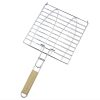 Stainless Steel Semicircular Grill Mesh Home Roast Bacon Grill Tool Iron Barbecue Accessories/D/33.3 * 10.8 * 7.3Cm 4