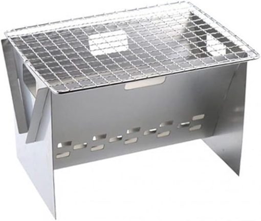 Folding Grill Portable Split Design Outdoor Camping Picnic Tool Easy Washable Barbecue Tool/D/20 * 13 * 12Cm (D 20 * 13 * 12Cm)