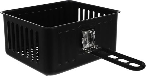 POPETPOP Square Fryer Basket Handle Electric Kabob Grilling Baskets Sturdy Household Fryer Accessory