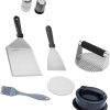 Rib Prep Pro Tool, BBQ Rib Skinner Membrane Removal Tool, Effortless BBQ Rib Preparation Tools, Kitchen Stainless Steel Skin Grilling Removal Scissors with Arc Clamp & Non-Slip Grip 4