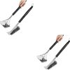Rib Rack for Grilling Outdoor Barbecue Tool Metal Roaster Stand Turkey Roasting Rack 3