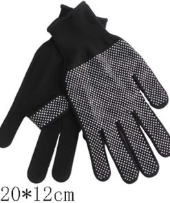 High Temperature Heat Resistant BBQ Gloves Cotton Silicone Non-Slip Hair Styling Work Gloves Microwave Oven Gloves 2