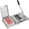 LYNICESHOP Manual Satay Skewer Machine, Stainless Steel Mutton Kebab Lamb Skewer BBQ Tool, Easy Use Grill Skewers Meat Skewer Kebab Maker Machine for Barbecue Skewer, Outdoor Picnic Camping