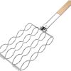 BBQ 1pcs Stainless Steel Outdoor Barbecue Grill Water Filter Rack Bread Cooling Net Oil Filter Net Accessories Accessories(Silver 35X24CM 1PC) 4