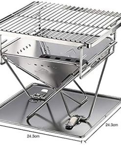 BBQ Grill Outdoor Portable Stainless Steel BBQ Grill Folding BBQ Grill Outdoor BBQ Grill Camping Picnic Barbecue Tool Barbecue Accessories 2