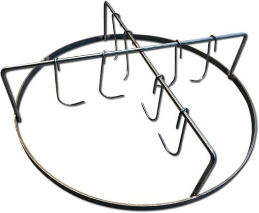 LavaLock® Rib Hanger for WSM WeberSmokey Mountain - Stainless Steel Meat Hanging System with Rib