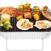 12Pcs Stainless Steel BBQ Tools Set, Grilling Kit Food Grade Material Outdoor Barbecue Grilling Utensils BBQ Grill Tool Set with Carrying Bag for Camping Barbecue For Men Women 3