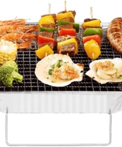 JSEIAJB 1pcs Barbecue Reusable Grill Sticks Bbq Fork Bbq Utensil Kitchen Outdoor Camping Accessories