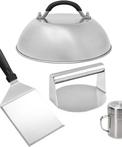 Barbecue Tool Set Crushed Hamburger Set Hamburger Press Machine Pot Cover Barbecue Spatula Flavor Bottle