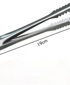 Bbq tongs, BBQ 15cm/19cm Stainless Steel Kitchen Tool Stainless Steel Tongs for Barbecue Party Bar BBQ Clip Bread Food Ice Clamp Ice Tong Accessories(19cm) 2