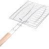 MaGiLL BBQ Basket,Outdoor BBQ Accessories with Handle Grills Grilled Burger Sq.?Tool Accessories