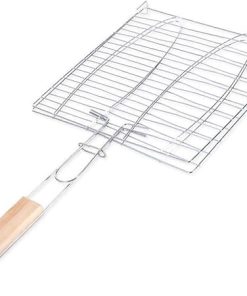MaGiLL BBQ Basket,Outdoor BBQ Accessories with Handle Grills Grilled Burger Sq.?Tool Accessories