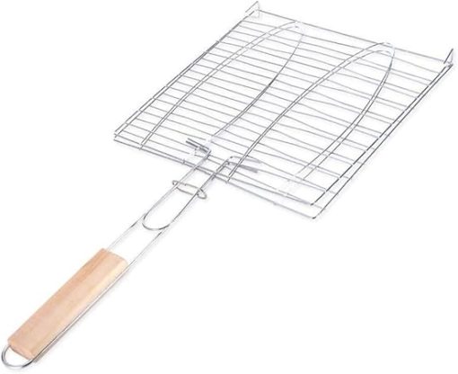 MaGiLL BBQ Basket,Outdoor BBQ Accessories with Handle Grills Grilled Burger Sq.?Tool Accessories