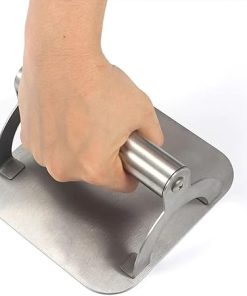 JSEIAJB Non-Stick Hamburger Press Stainless Steel Beef Burger Press Bacon Grill Patty Tools Kitchen Accessories