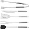 BBQ Grill Tools Set, Stainless Steel BBQ Accessories with Meat Thermometer & Injector, Complete Grill Kit for Foodies, Cooks, & Camping Lovers 4