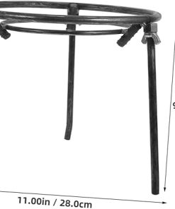 Outdoor Tripod Cooking Rack Portable Stove Holder for Campfire Bbq Fire Pit Tripod Stand for Grilling Boiling Simmering Durable Design for Camping Outdoor Activities 2