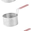 GALPADA 3pcs Grill Charcoal Basket Portable Camping Burner Basket for Hiking BBQ Equipment