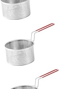 GALPADA 3pcs Grill Charcoal Basket Portable Camping Burner Basket for Hiking BBQ Equipment