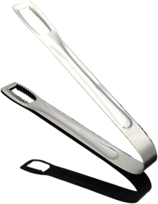 Mini Tongs Stainless Steel Barbecue BBQ Clip Bread Food Ice Clamp Ice Tongs Tool Bar Kitchen Accessories