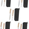 Grilling Accessories Set 8 in 1 BBQ Tool Kit Non-Slip Handles for Outdoor Camping 4