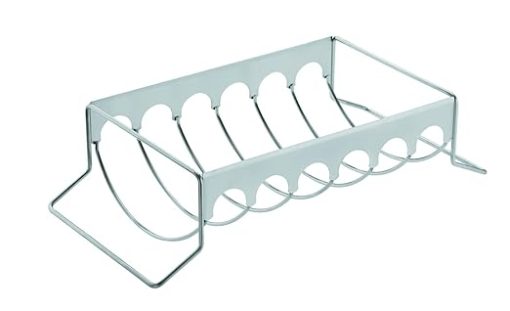 Rösle Stainless Steel 17-inch Large Barbeque Rib/Roast Rack - Image 2
