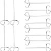 12 Pcs Stainless Steel Skewers For Air Fryer Bbq Grilling Meat Kebab Vertical Barbecue Tools Kitchen Accessories