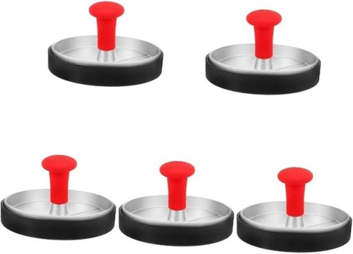 POPETPOP 5pcs Burger Patty Maker Griddle Burger Press Hamburger Press Tool Meat Ground Beef Sausage Sausage Meat