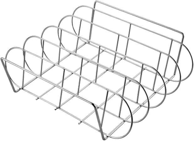 Grilling Roasting Rack Standing Rib Rack Grill Rack Barbecue Rib Rack Stainless Steel Outdoor Grill Tool Grilling Roasting Rack Standing Rib Rack Grill Rack Barbecue Rib Rack Stainless Steel Outdoor Grill Tool