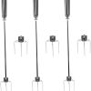 KESYOO 1pc Charcoal Bucket Barbecue Accessories Charcoal Starter Stove Fire Starter Charcoal Barbecue Grilling Barbeque Large Barbecue Grill Barbecue Starter Silver Galvanized Sheet 4