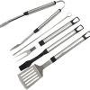 Camping Tripod Cooker, Portable Outdoor Cooking Tripod with Adjustable Hang Chain for BBQ Campfire Picnic Hanging Pot Grill Stand Aluminum Cookware Accessory 3