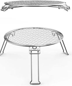 BBQ Grill Outdoor BBQ Barbecue Stainless Steel Plate Camping Gridiron Outdoor Cooking Tools Folding Portable BBQ Grill Barbecue Accessories 2