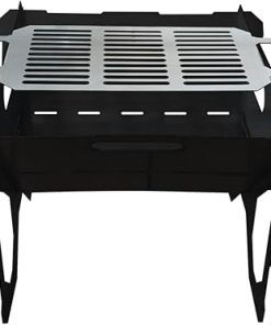 Metal BBQ v3, Metal Installable Barbecue, Portable Metal Barbecue, Ready to Use Barbecue, Metal Camp Gift, İndispensable Accessory For Camps, Diffent Gift, Metal Oudoor Use Tools 2