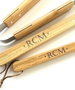 Personalized BBQ Grill Tool Set Custom Engraved Barbecue Grilling Set 3 Pieces 2