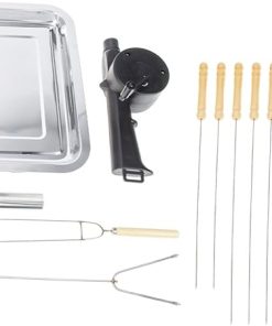 Grill Barbecue Tool Set 15 Piece BBQ Tool Kit Squirrel Cage Blower Fan