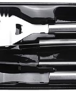 Generic 3 Piece Stainless Steel BBQ Grill Tool Set BBQ Accessories Spatula Fork Pliers BBQ Utensils Outdoor BBQ Tools,Grilling Gifts for Men Him