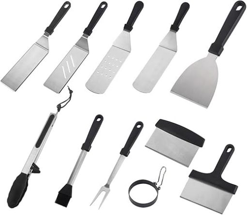 MaGiLL Outdoor BBQ Grill BBQ Tools Set Stainless Steel Grilling Tools Grill Accessories Set