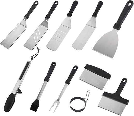 Outdoor BBQ Grill Tools Set BBQ Grilling Tools Spatulas Set Griddle Grill Spatula Sets Outdoor BBQ Grill Tools Set BBQ Grilling Tools Spatulas Set Griddle Grill Spatula Sets