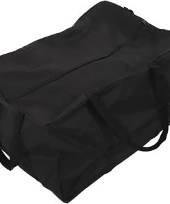 BBQ Tool, Portable Black Storage Tote, Ideal for Grilling Tools, Made of Durably 600D Oxford Cloth, Approx Size 74x57x43cm 2