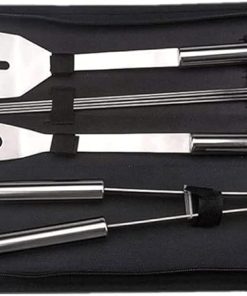 BBQ Grill Accessories Grilling Tools Set, 7PCS Stainless Steel BBQ Accessories with Carry Bag, Barbecue Utensils Set