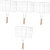 SECFOU 6pc Stainless Steel BBQ Tools Kit Grill Accessory Set for Outdoor Grilling Supplies 3