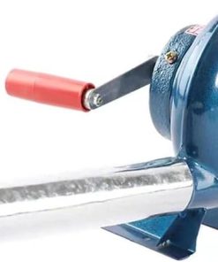 Hand Crank Blacksmith Forge Blower - Iron Gear Popcorn Fan, with Duct Iron Gear Manual BBQ Blower, Suitable for Camping/Picnic/Outdoor Grill Accessories, Easy to Carry (Size : 120W)
